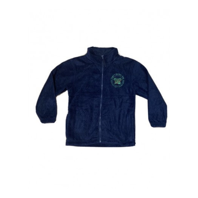 Ysgol Y Berllan Deg Fleece 3/4 NAVY