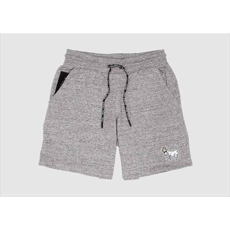 Goat USA Boys’ OG Relaxed Knit Shorts Gray Heather Boys’ Small