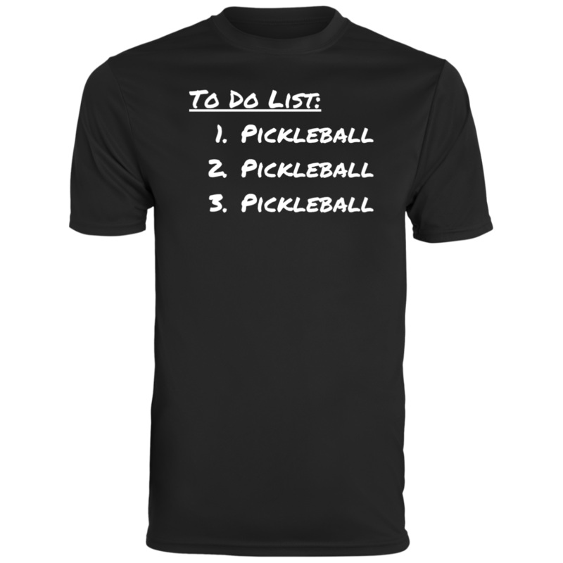 Men’s Dry Fit – To Do List 1-3 (white print)
