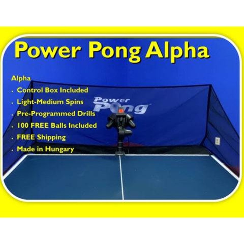 Power Pong Alpha – Table Tennis Robot