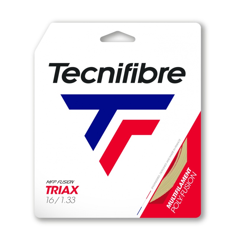 Tecnifibre Triax 17/1.28 Tennis String (Natural)