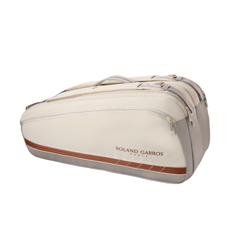 Wilson Roland Garros 2025 Super Tour 9Pk Racket Bag (WR8042901) Cream/Clay 9 Rackets