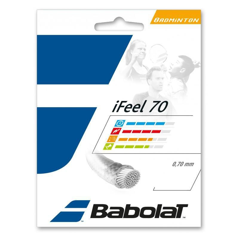 Babolat iFeel 70 Badminton String (Black)