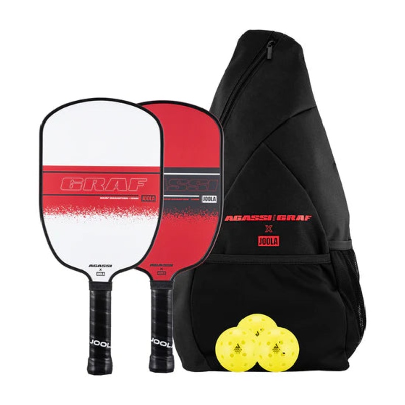 JOOLA AGASSI/GRAF CHAMPION PICKLEBALL PADDLE SET