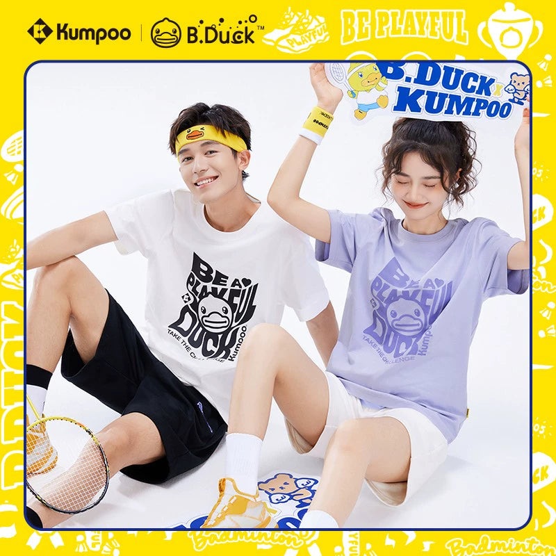 Kumpoo x B.Duck UNI T-shirt KKU-1048 B.DUCK Off-white S