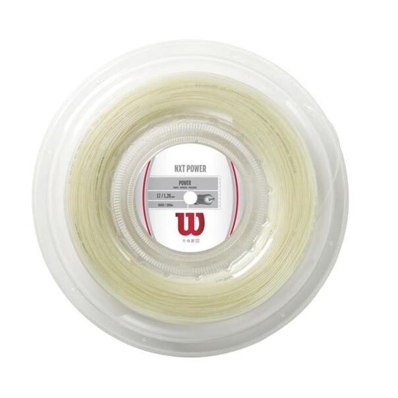Wilson NXT Power 17/1.25 Tennis String Reel (Natural)