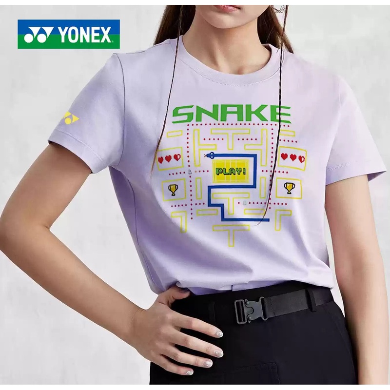 YONEX 2025 Year of Snake Limited Women’s T-shirt YOBC4124CR Off-white M