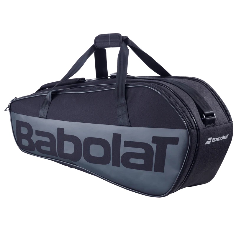 Babolat Court M  751236) Racket Bag Black (6 Racket) BLACK 6 Rackets