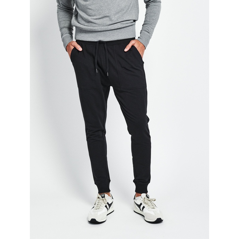 Tasc Mens Varsity Brushed Lightweight Jogger Black Small