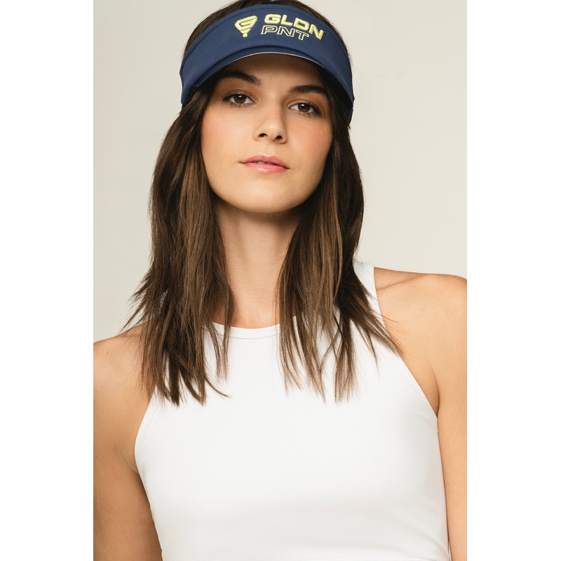 Visor Blue Print/Sunny Lime