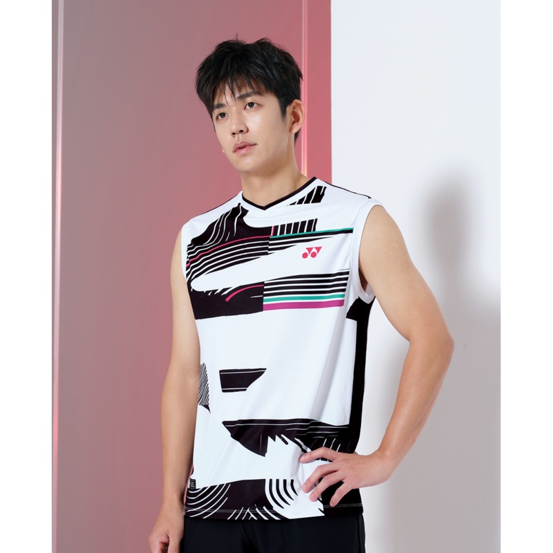 YONEX Men’s Sleeveless Game Shirt 243TR001M BLACK 95(M)