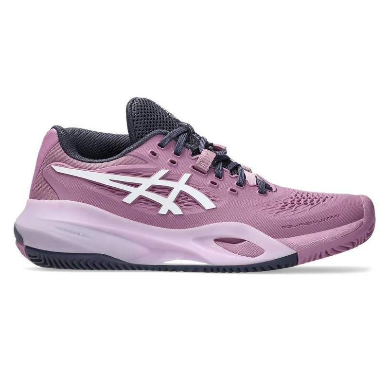 Asics Gel Resolution X Clay Women’s Tennis Shoe (Ube Pink/White)