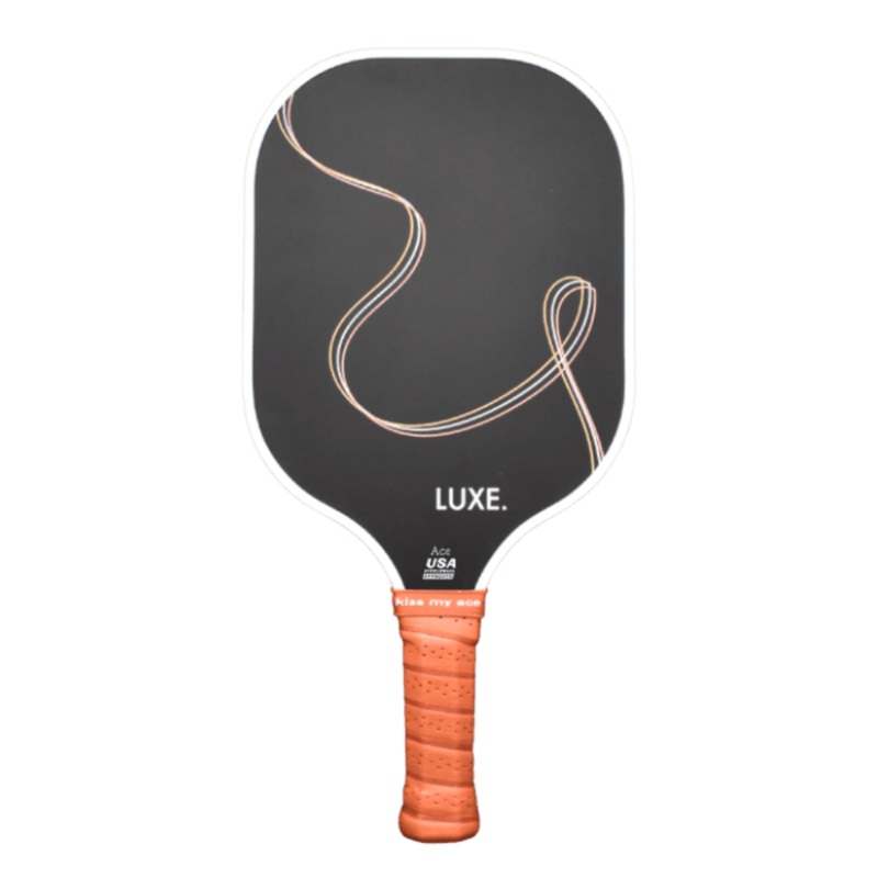 Luxe Pickleball Paddle Black Squiggle