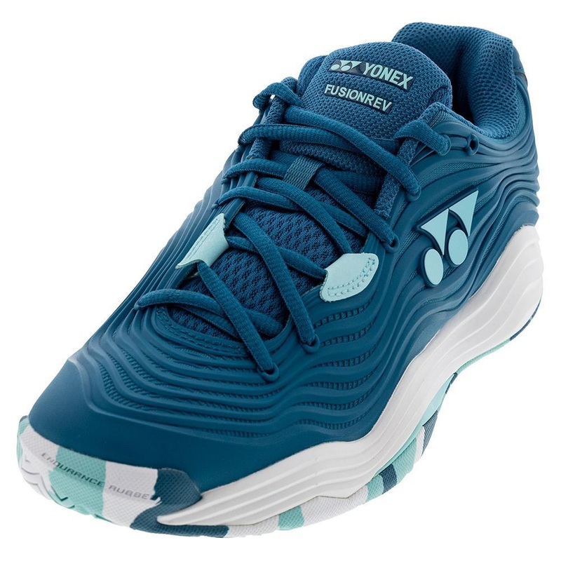 Men’s Fusionrev 5 Tennis Shoes Blue and Green