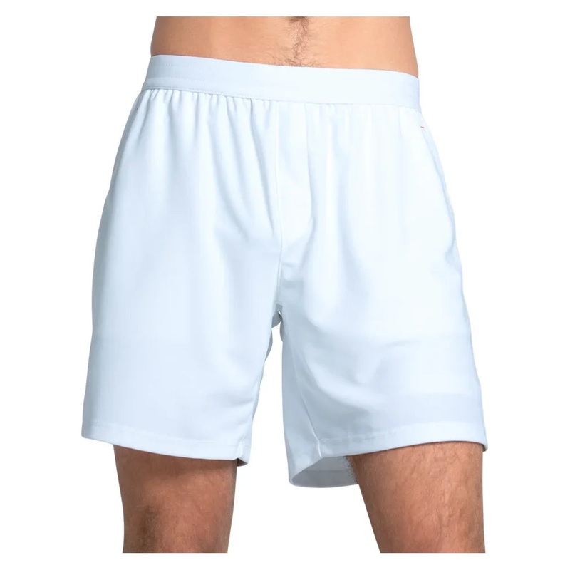 Men`s Voyager 7 Inch Tennis Short White