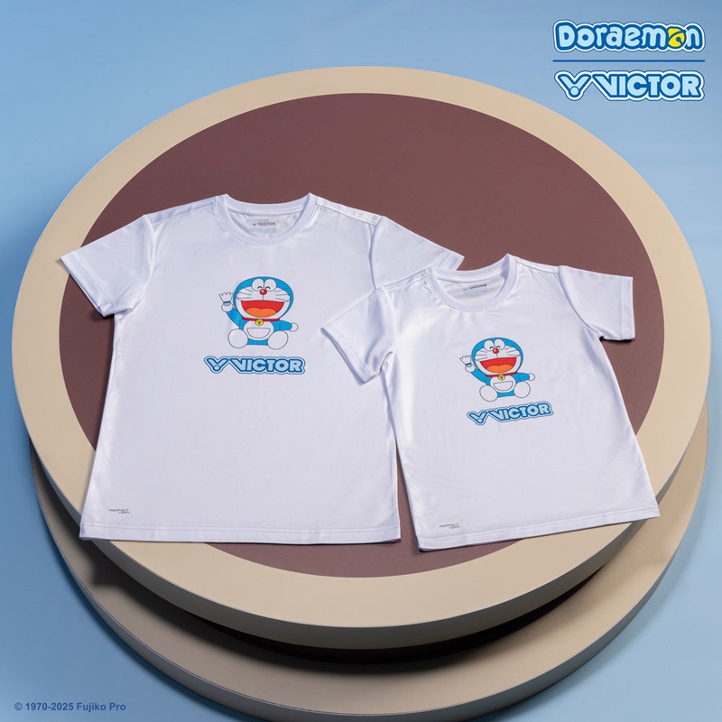 VICTOR x Doraemon UNI T-Shirt T-501DRM A (White) XS