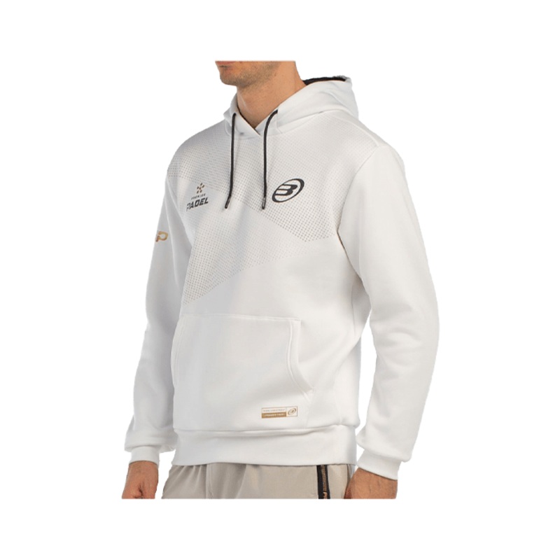 Hoodie Bullpadel Baque White 2025