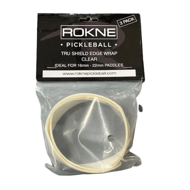 Rokne Pickleball Tru Shield Edge Wrap Tape Clear – 3 pack