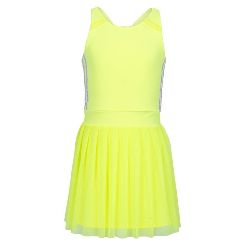 Girl’s Game Time Tennis Dress Neon Yellow