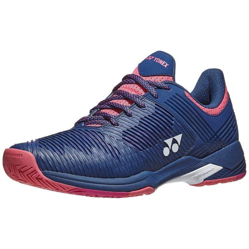 Yonex 2021 Power Cushion Sonicage 2 Ladies Court Shoes [Navy/Blue Purple]*CLEARANCE*