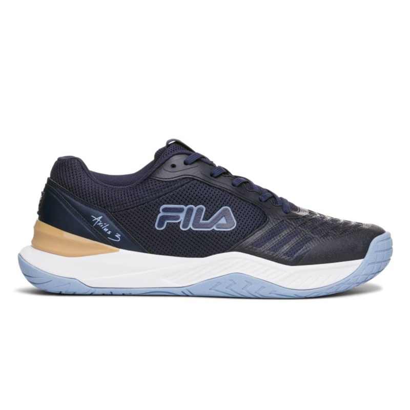 Fila Axilus 3 Men’s Tennis Shoe (Navy/Blue)