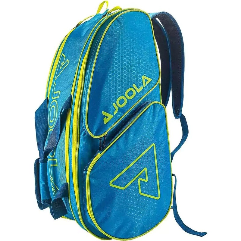 Joola Tour Elite Pro Pickleball Duffle Bag Blue/Yellow