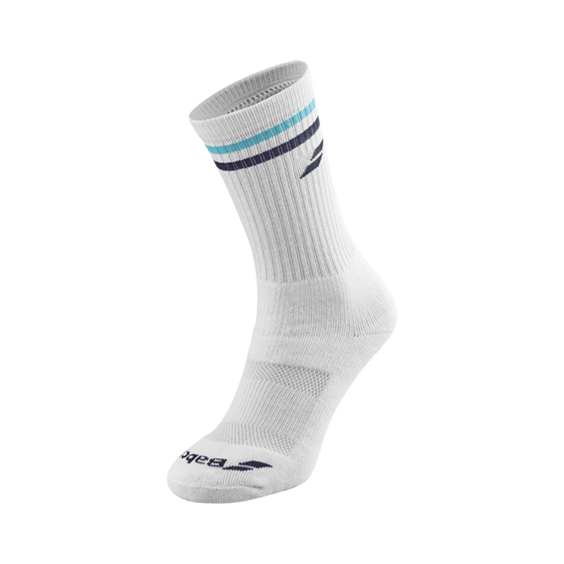 Socks Babolat Team Single White/Blue 2025