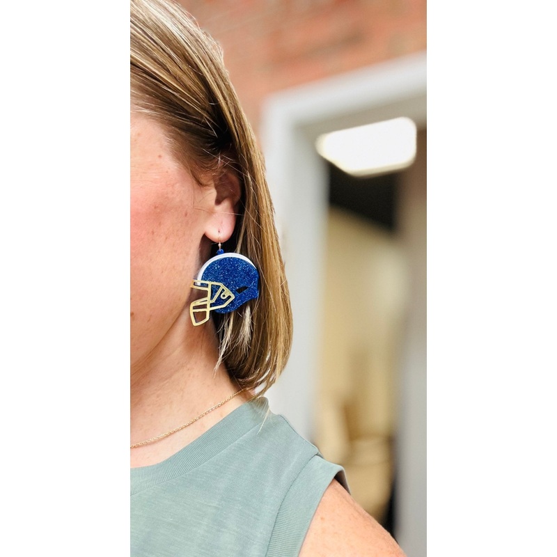 TCC Athletic Booster Club Football Earrings