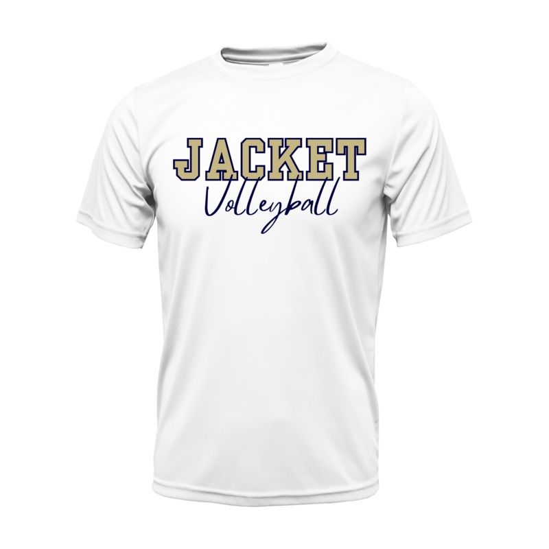 Thomas County Central Volleyball White Drifit Shirt
