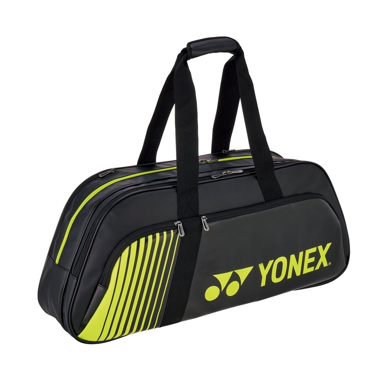 YONEX Active Badminton/Tennis Tournament Bag (6pcs) Black/Lime Green BA82431WEX