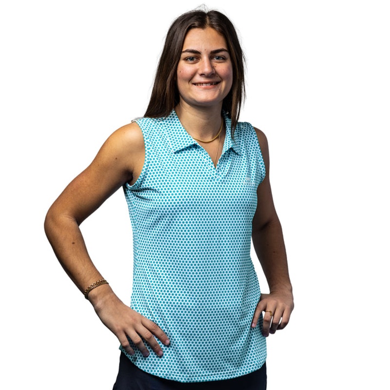 WOMEN’S SCALES PICKLEBALL SLEEVELESS POLO