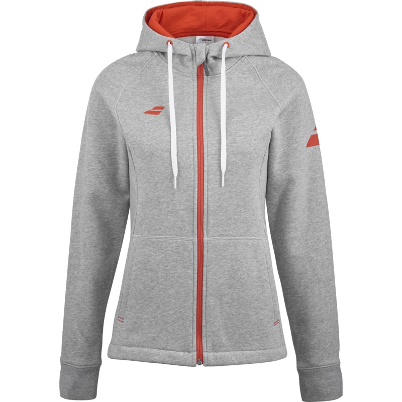 Babolat Exercise Hood Jacket W 4WP2121 Heather Grey XS