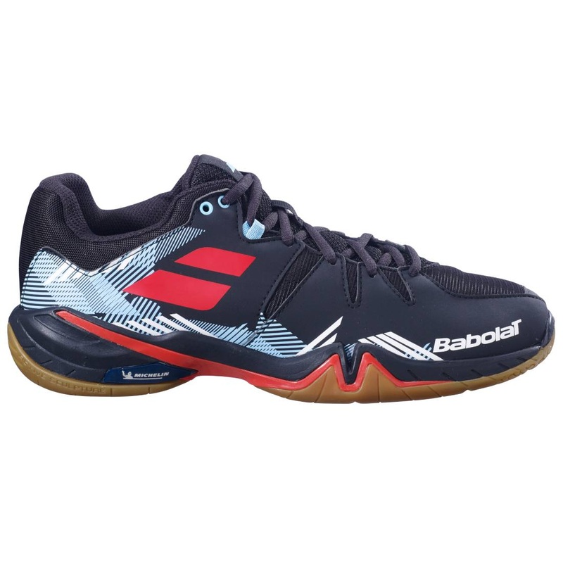 Babolat Shadow Spirit Men’s Indoor Court Shoe (Black/Red)