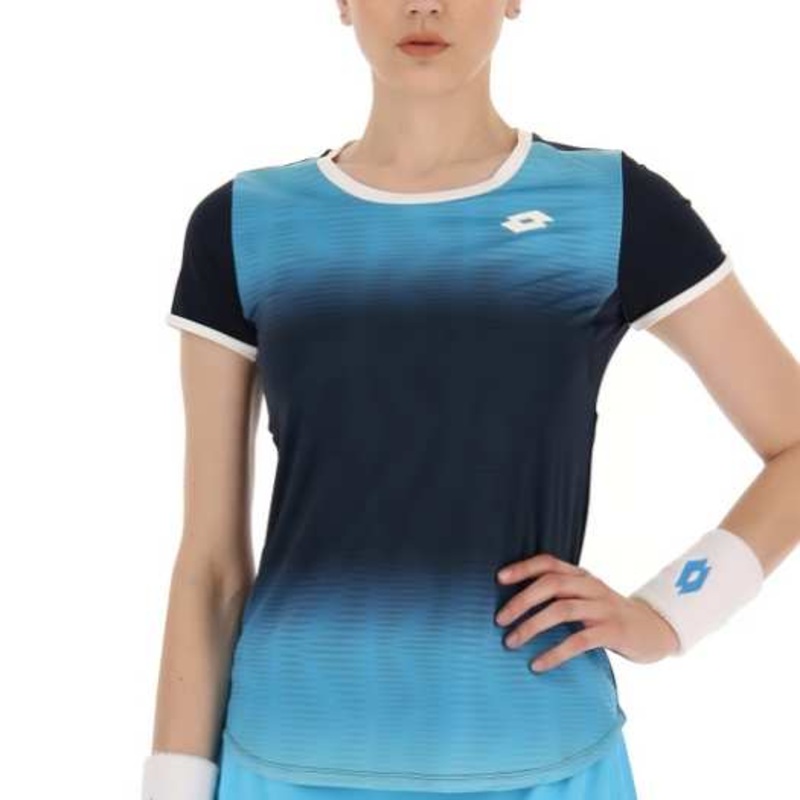 Lotto Women’s Top IV Tee Top (Blue Toll/Navy Blue)