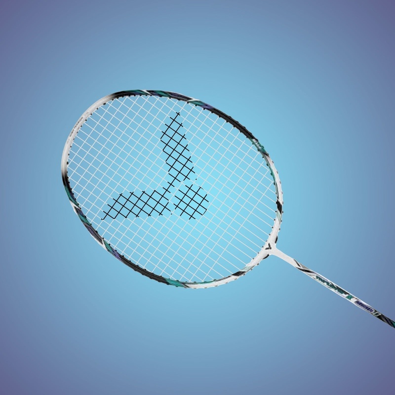 Thruster-220HII Unstrung Badminton Racket ( White/ Light Blue) – 4U/G6 Vector | Kibi Sports 4U White