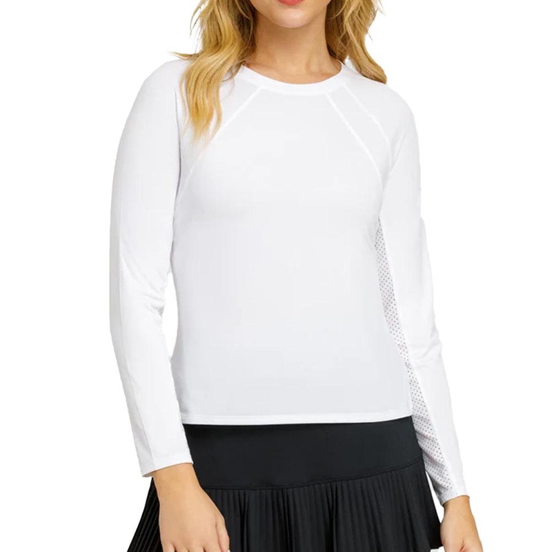 Women`s Legend Long Sleeve Tennis Raglan Chalk