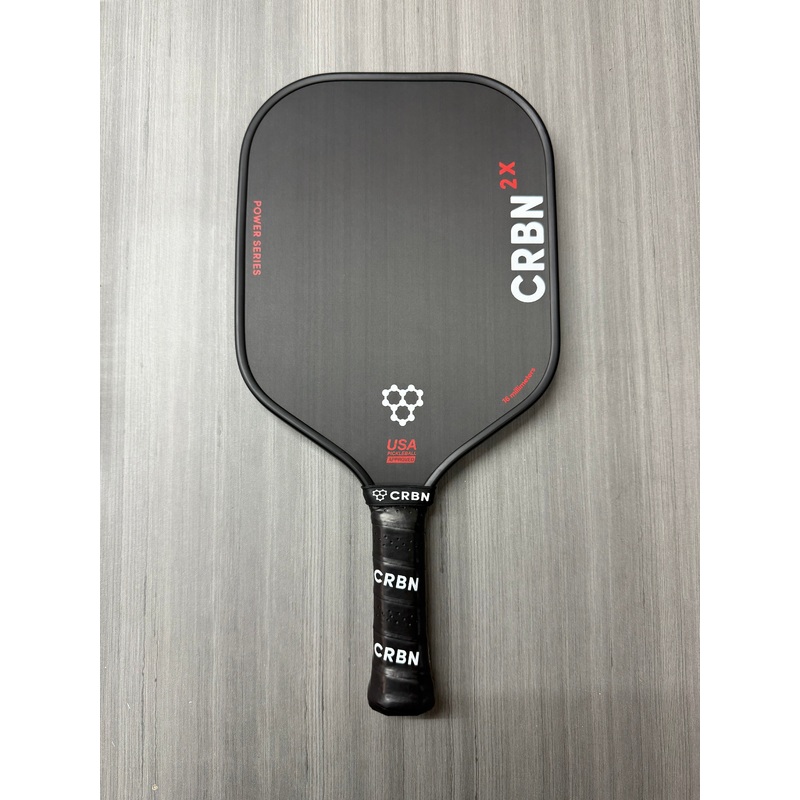 CRBN 2X Power Series Carbon Fiber Square Pickleball Paddle 16mm 8oz- USED