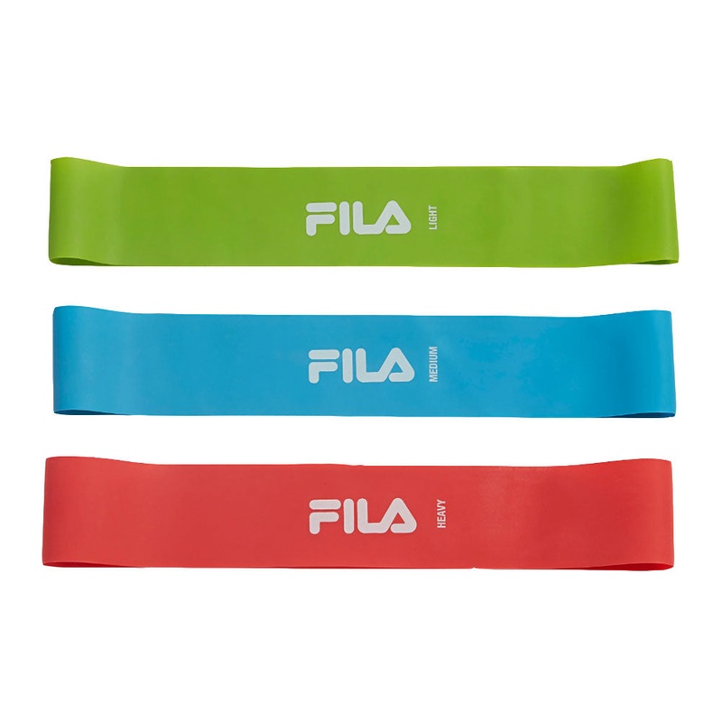 FILA Mini Loop Exercise Bands – 3 Pack