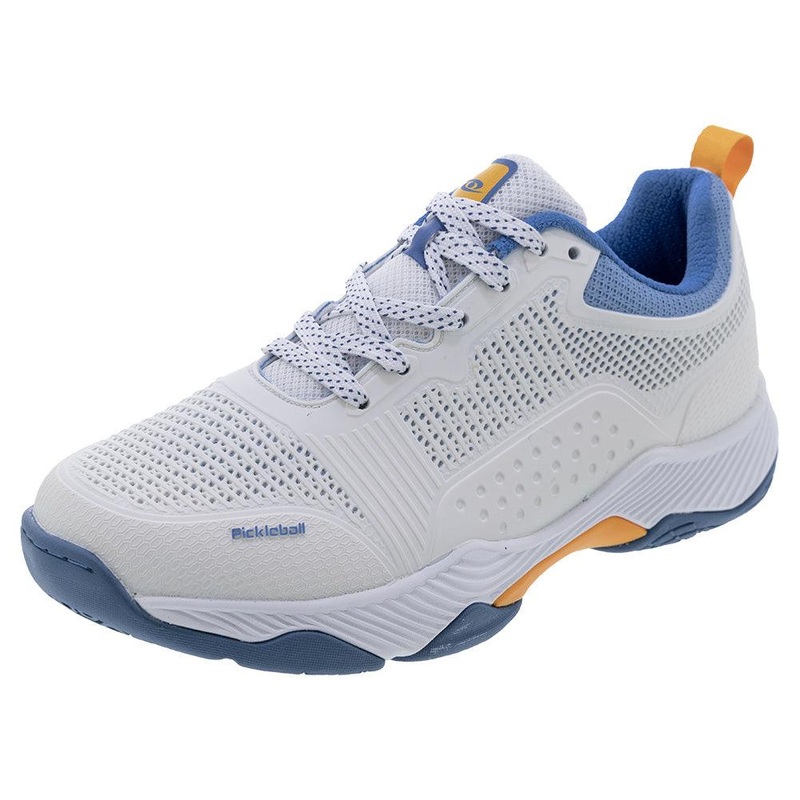 Men’s Fresh Shot Santorini Pickleball Shoes Royal and White