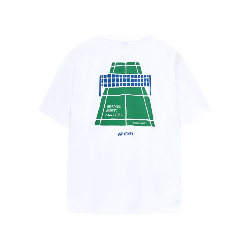 YONEX UNI T-SHIRTS 251TS042U (OVER FIT) WHITE 85 (XS)