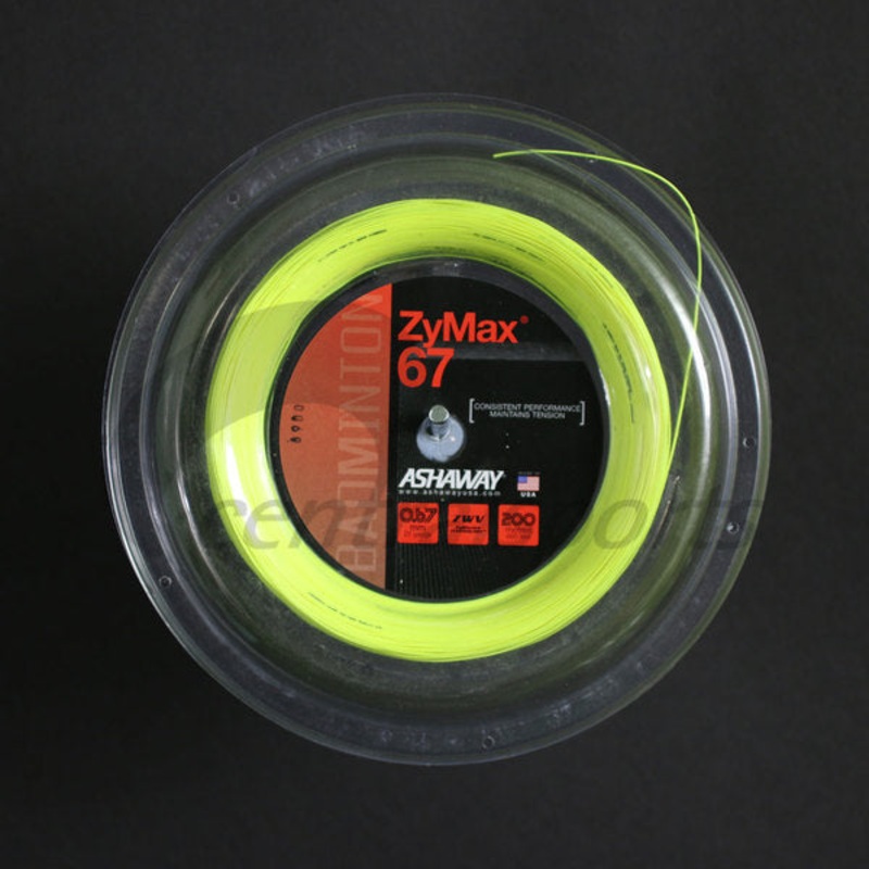 Ashaway Zymax 67 Badminton String Reels 200m Reel WHITE