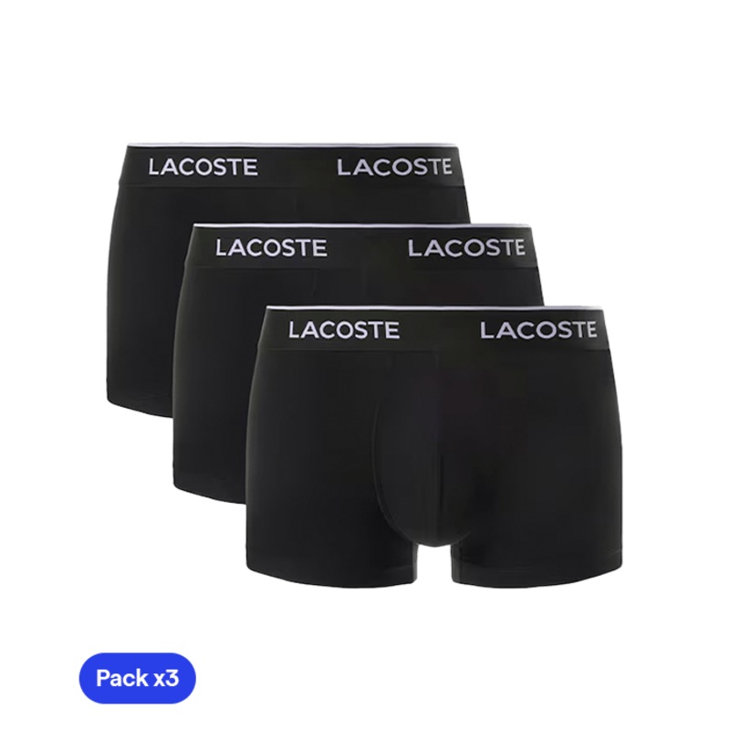 Calzoncillos Lacoste Black (Pack x3) 2025