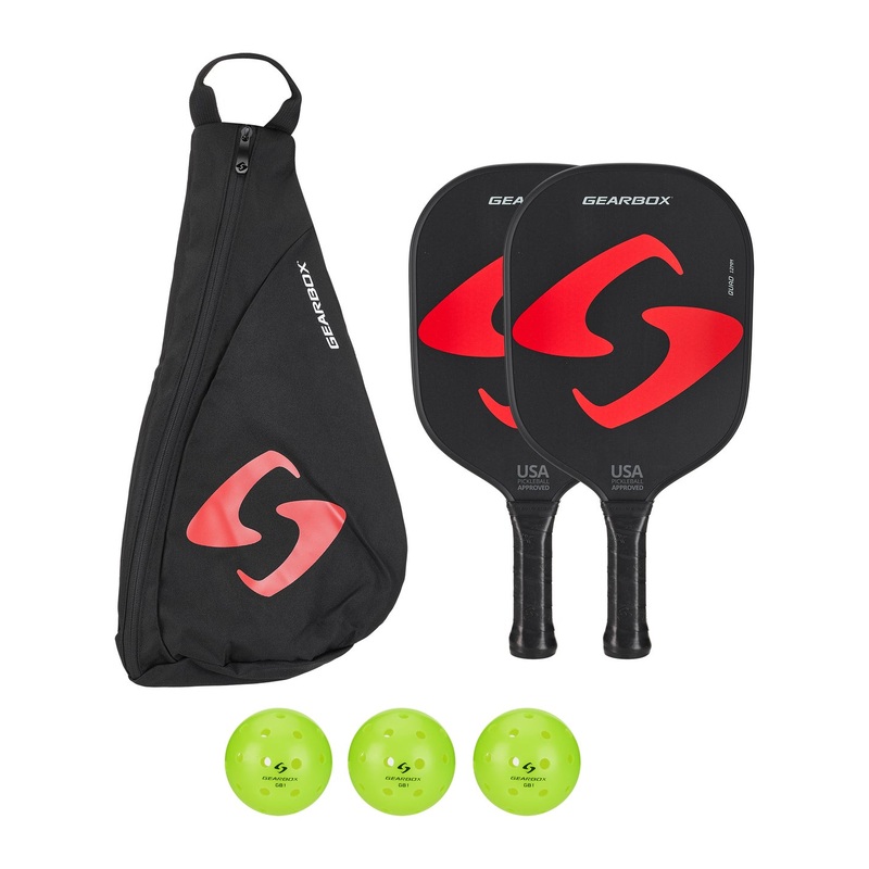 Gearbox Ultimate Pickleball Starter Kit Set Paddle
