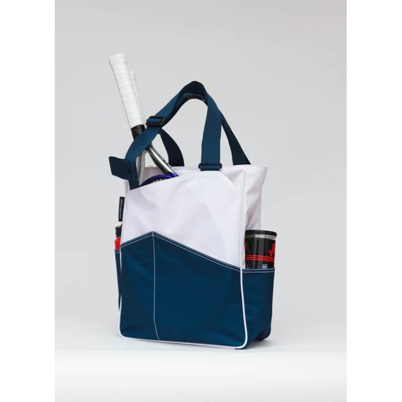 Maggie Mather Original Sea Salt/Gibraltar Sea Tote Navy/White