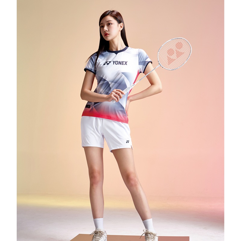 YONEX Women’s T-shirt 241TS012F BLUE GRAY 85(XS)