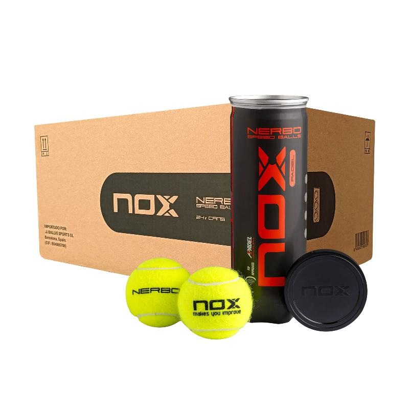 Cajon 72 Pelotas – 24 Botes de 3 uds – Nox Nerbo