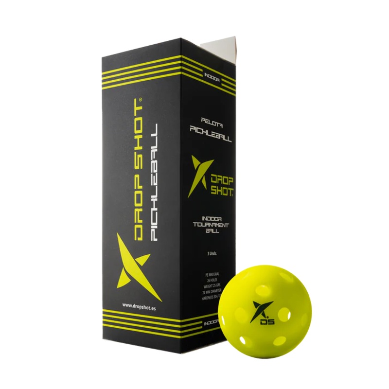 Drop Shot PICKLEBALL INDOOR Balls X 3 TOURNAMENT