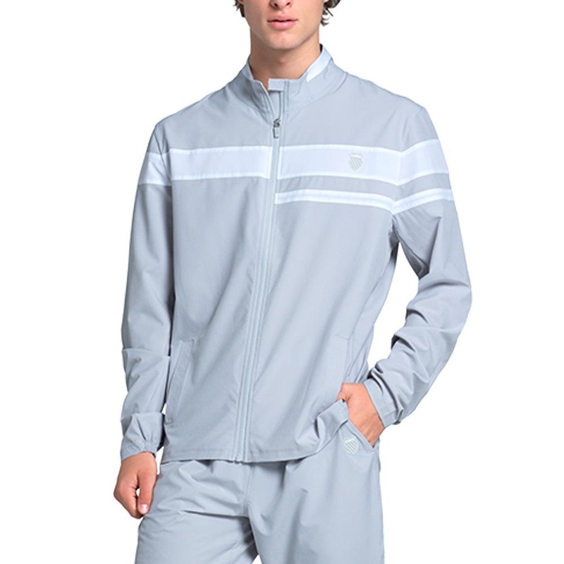 Men`s Ripstop Tennis Jacket Zinc