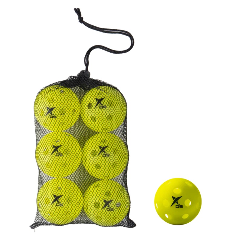 Drop Shot PICKLEBALL INDOOR Balls X 6 TOURNAMENT