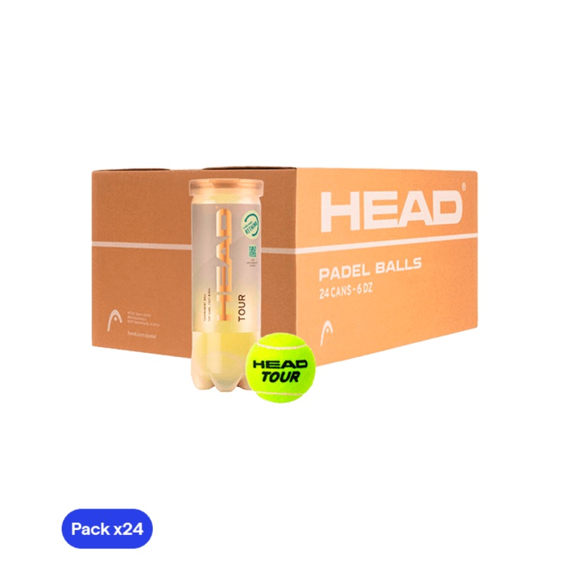 HEAD Tour Padel Balls Box(Pack x24)